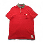 Polo by Ralph Lauren 90s XL Pink Cotton Polo Shirt with Chest Pocket