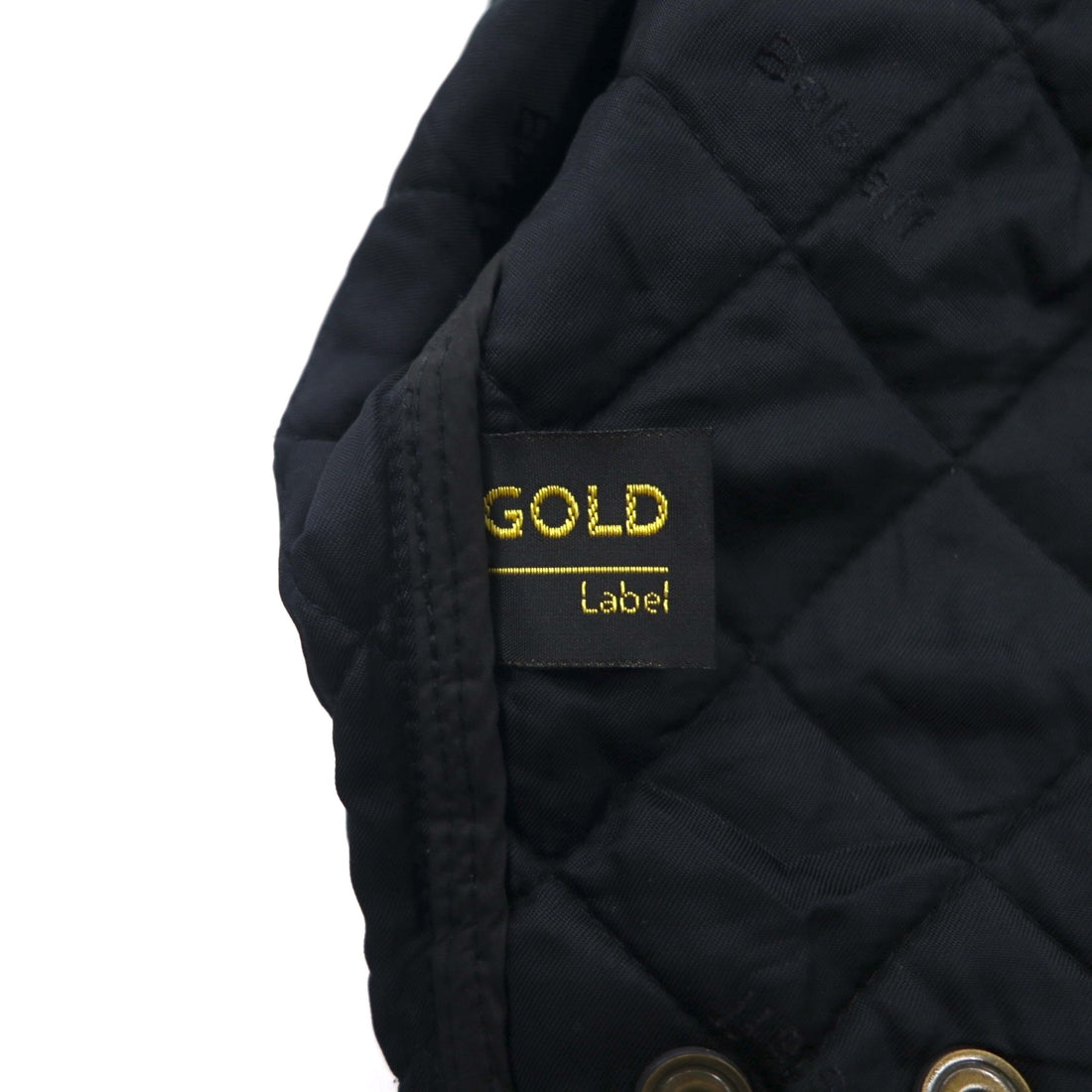 BELSTAFF キルティング ベスト 2XL ブラック 中綿 スナップボタン フラップポケット Gold Label