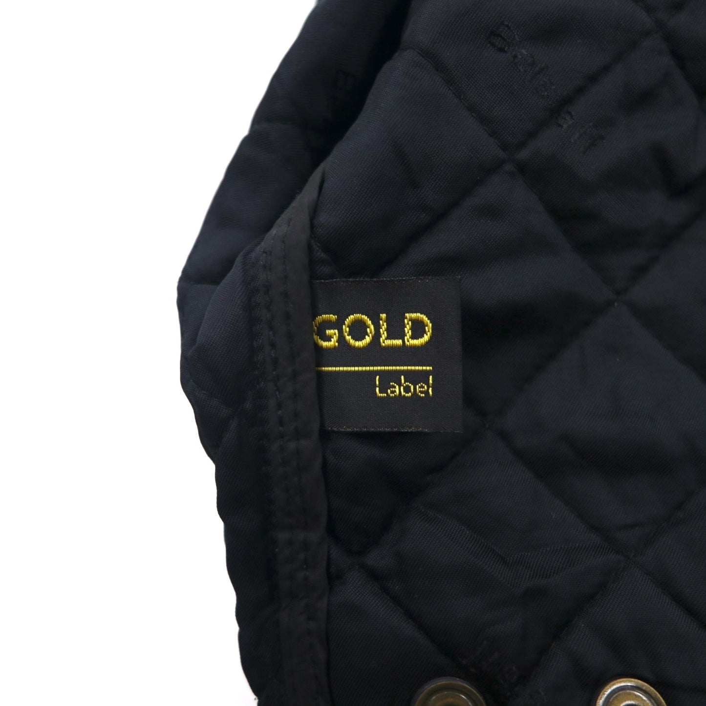 BELSTAFF Quilted Vest, 2XL, Black, Padded, Snap Buttons, Flap Pockets, Gold Label