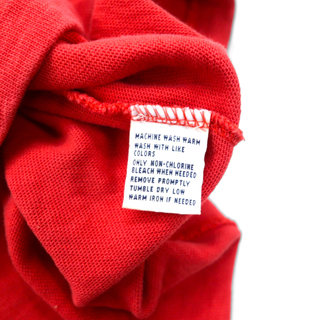 Polo by Ralph Lauren 90s XL Pink Cotton Polo Shirt with Chest Pocket