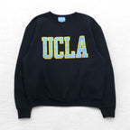 UCLA 90年代 USA製 カレッジ スウェット M ブラック コットン ワッペン GOLD Standard