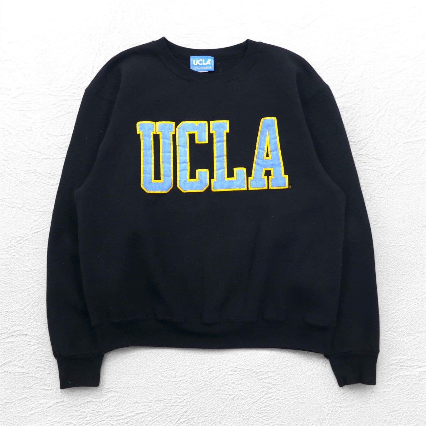 UCLA 90年代 USA製 カレッジ スウェット M ブラック コットン ワッペン GOLD Standard