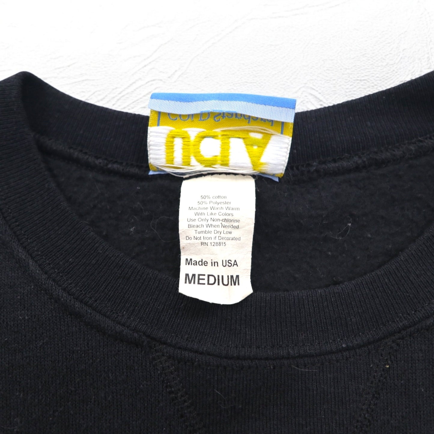 UCLA 90年代 USA製 カレッジ スウェット M ブラック コットン ワッペン GOLD Standard