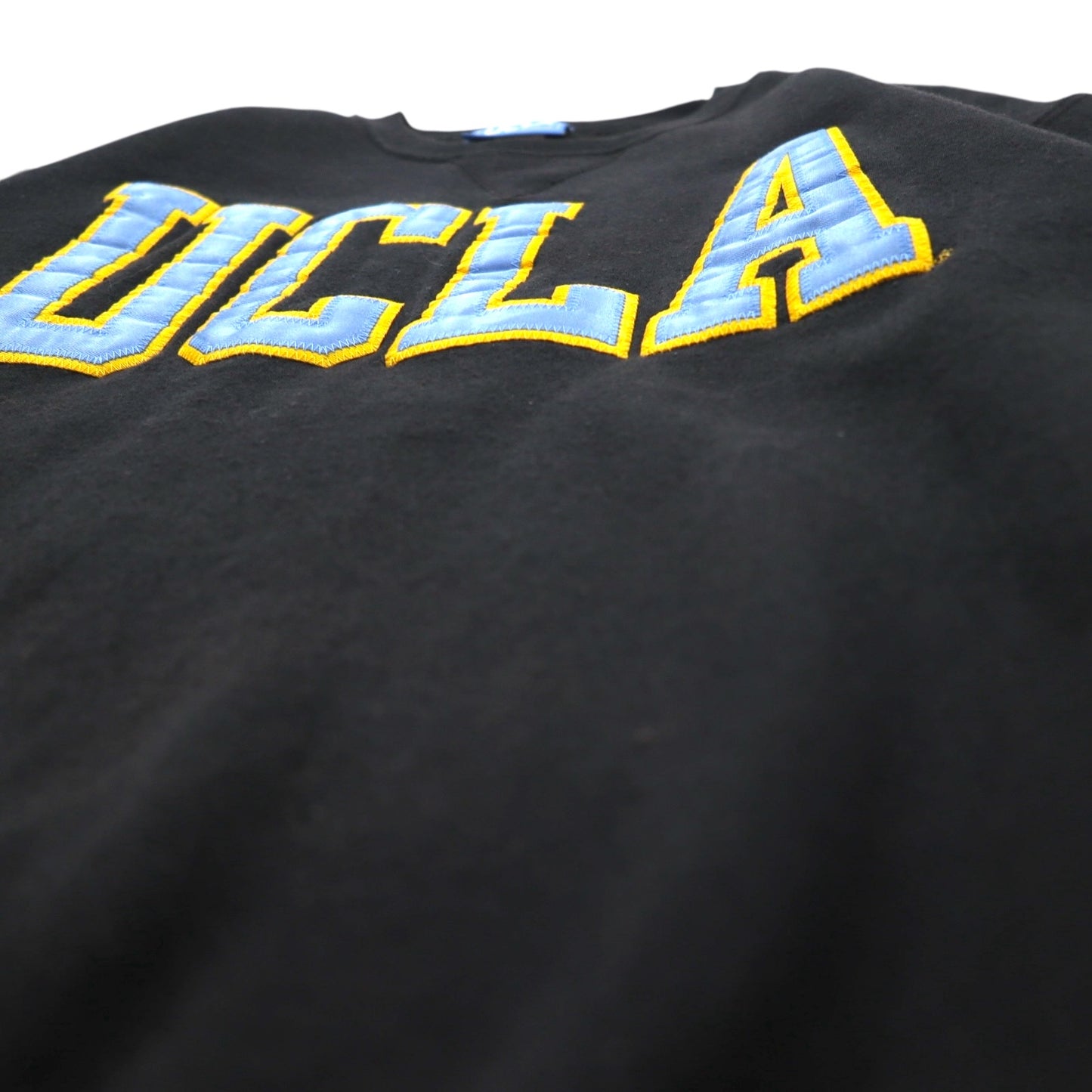 UCLA 90年代 USA製 カレッジ スウェット M ブラック コットン ワッペン GOLD Standard