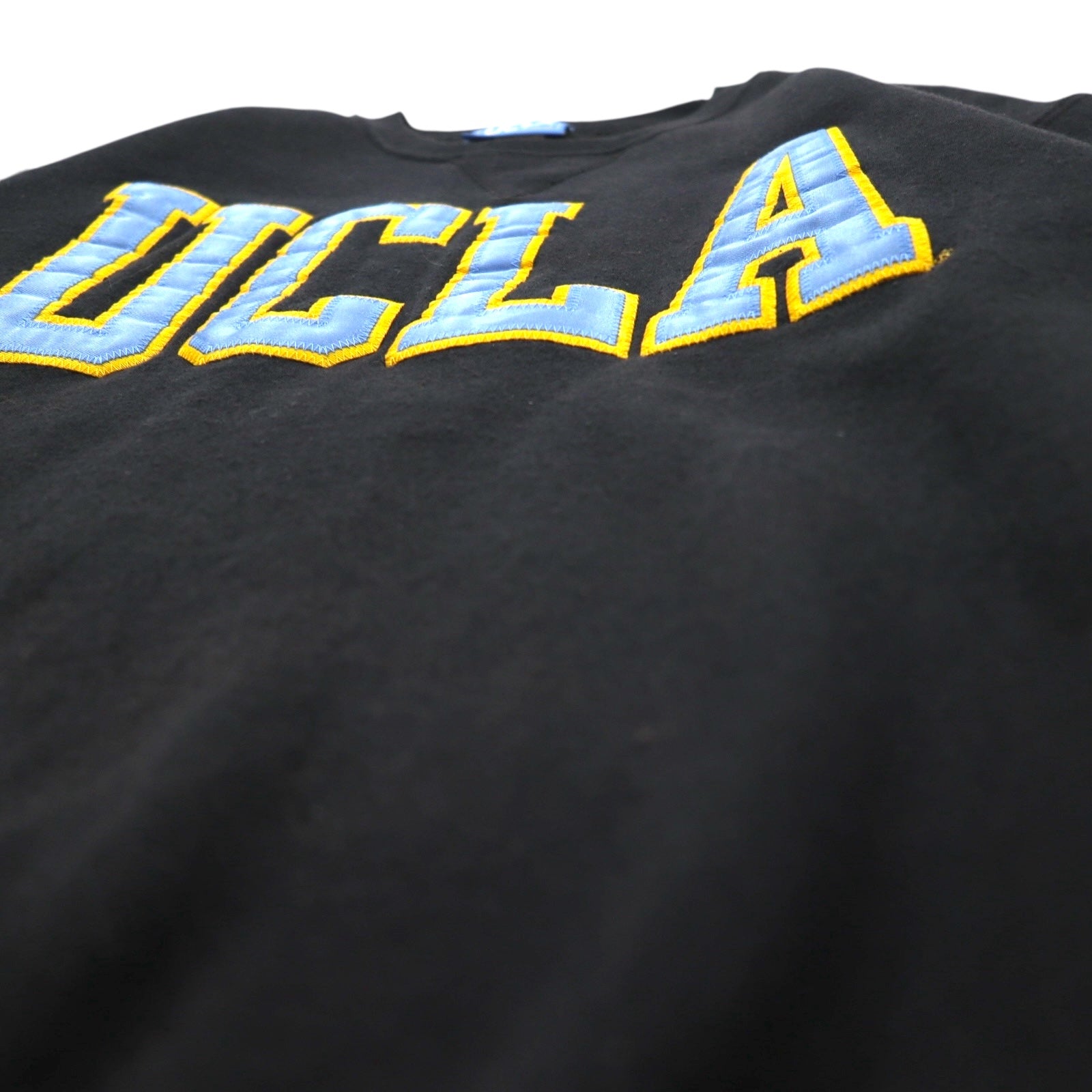 UCLA 90年代 USA製 カレッジ スウェット M ブラック コットン ワッペン GOLD Standard