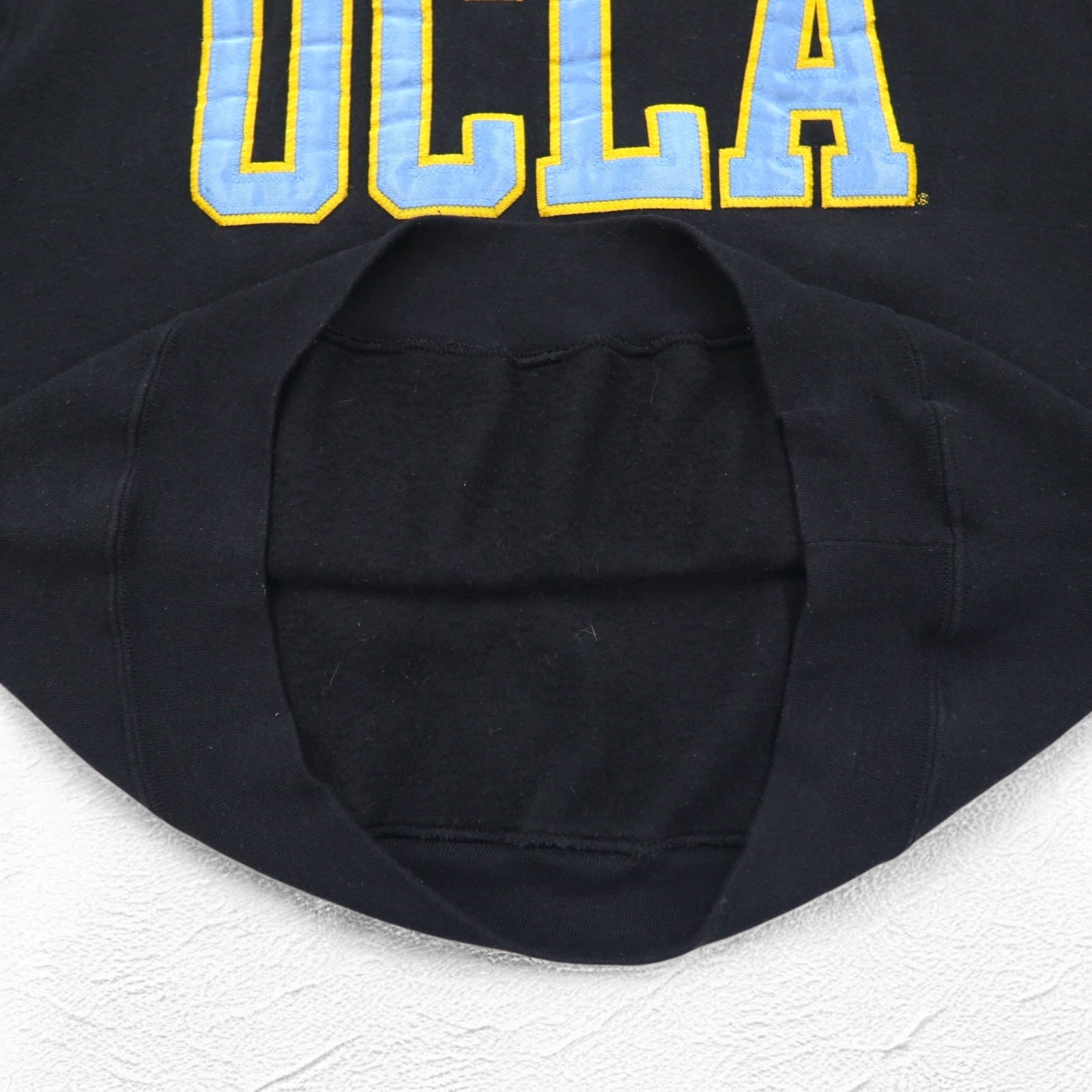 UCLA 90年代 USA製 カレッジ スウェット M ブラック コットン ワッペン GOLD Standard