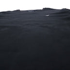 NAUTICA Reverse Weave Sweatshirt XL Black Cotton One Point Logo Embroidery Big Size