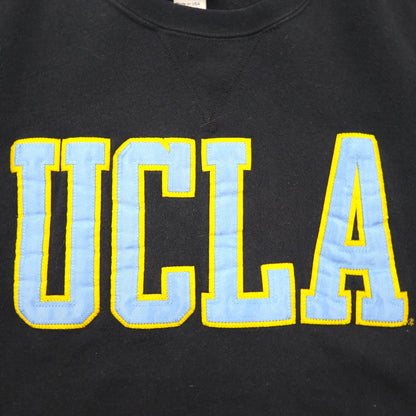 UCLA 90年代 USA製 カレッジ スウェット M ブラック コットン ワッペン GOLD Standard