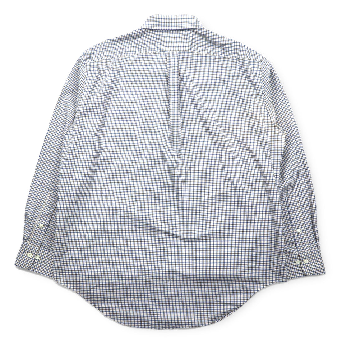 LAUREN RALPH LAUREN Button-down shirt, XL, blue, cotton, check, CLASSIC FIT, NON IRON