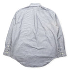 LAUREN RALPH LAUREN Button-down shirt, XL, blue, cotton, check, CLASSIC FIT, NON IRON