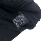 NAUTICA Reverse Weave Sweatshirt XL Black Cotton One Point Logo Embroidery Big Size