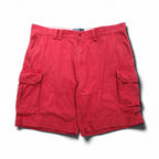 Polo by Ralph Lauren 90s Polo Chino Baggy Short Cargo Pants, Size XL, Pink Cotton