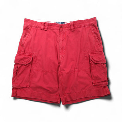 Polo by Ralph Lauren 90年代 ポロチノ バギー ショート カーゴパンツ ハーフパンツ XL ピンクコットン