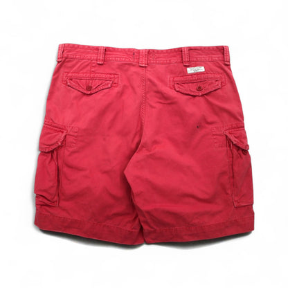 Polo by Ralph Lauren 90年代 ポロチノ バギー ショート カーゴパンツ ハーフパンツ XL ピンクコットン