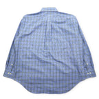 LAUREN RALPH LAUREN Button-down shirt, XL, blue, cotton, check, CLASSIC FIT, STRETCH, NON IRON
