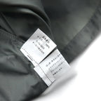 FILA 90s Long Anorak Parka SM Grey Nylon Water Repellent Half Zip Big Size