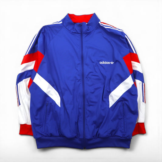adidas originals アロース トラックジャケット ジャージ 4XL ブルー Aloxe Track Top CE4828 フランス代表 復刻 トリコロール トレフォイル
