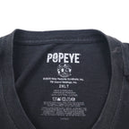 POPEYE ポパイ ビッグサイズ Tシャツ 2XL ブラック キャラクター コットン ホンジュラス製