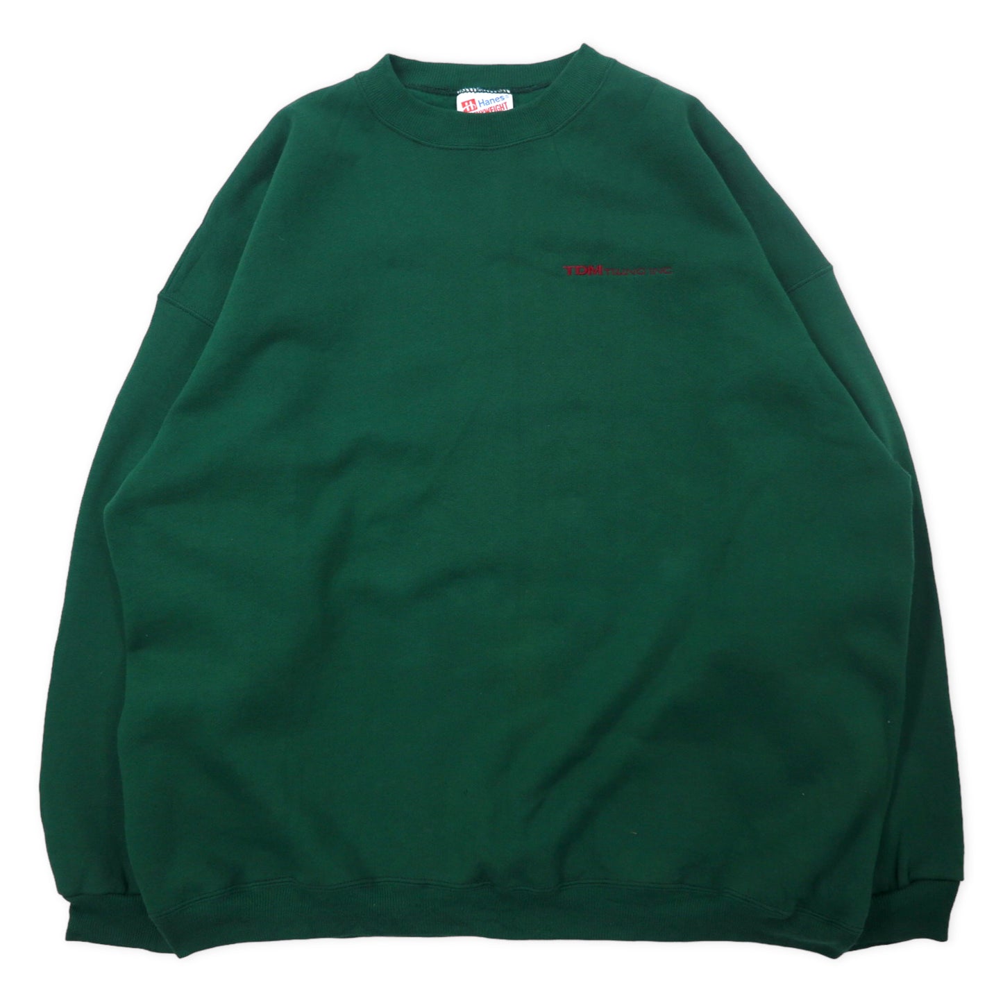 Hanes USA MADE 90's HEAVYWEIGHT CREWNECK SWEATSHIRT XXL Green