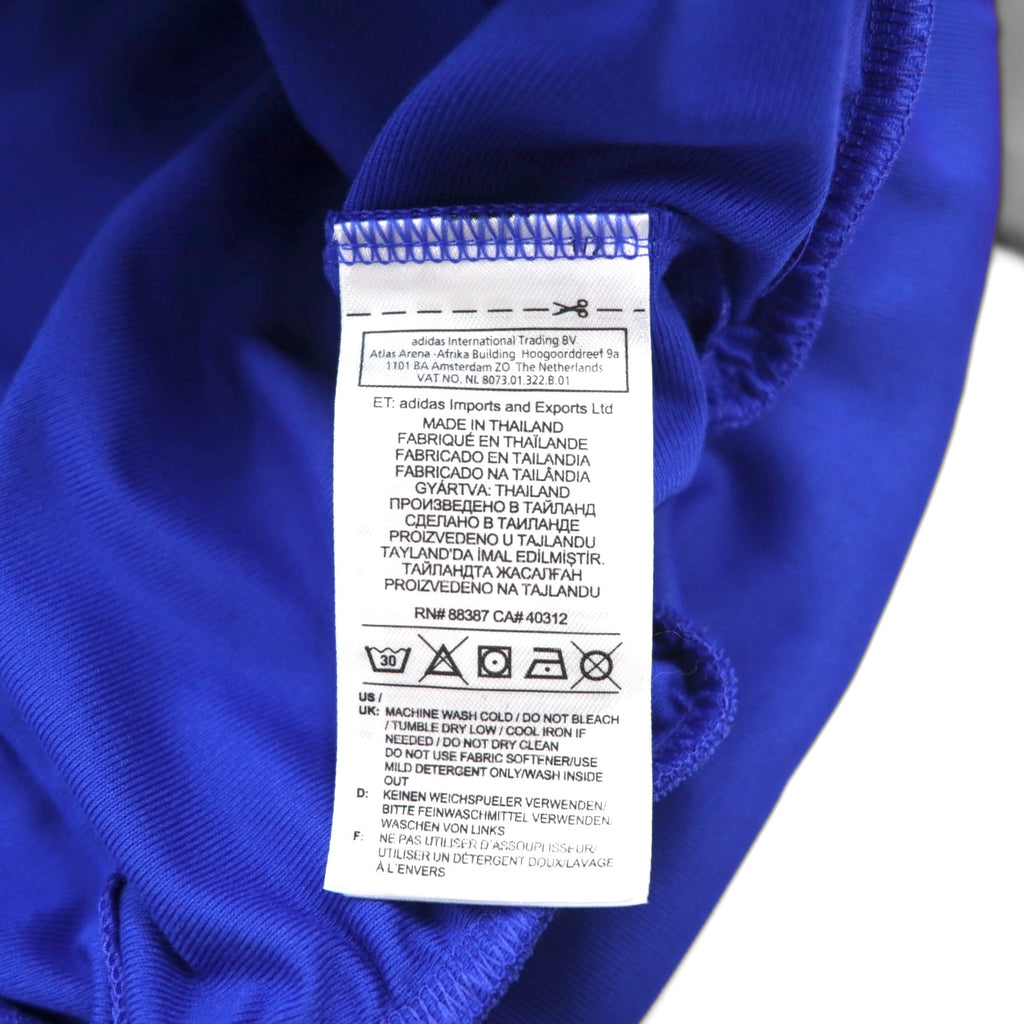 adidas Originals Aloxe Track Top, Size 4XL, Blue, CE4828, Reissue of the France National Team Tricolor Trefoil