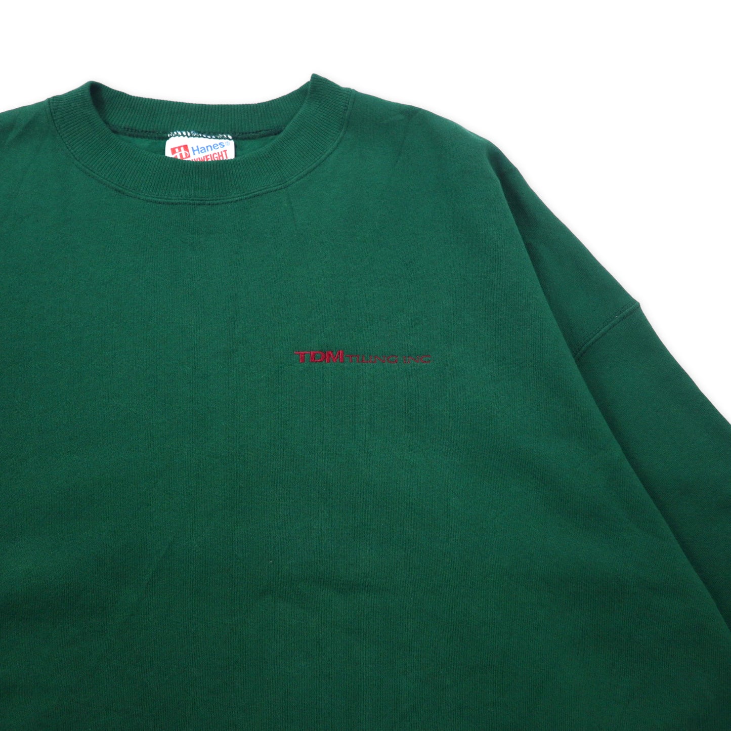 Hanes USA MADE 90's HEAVYWEIGHT CREWNECK SWEATSHIRT XXL Green