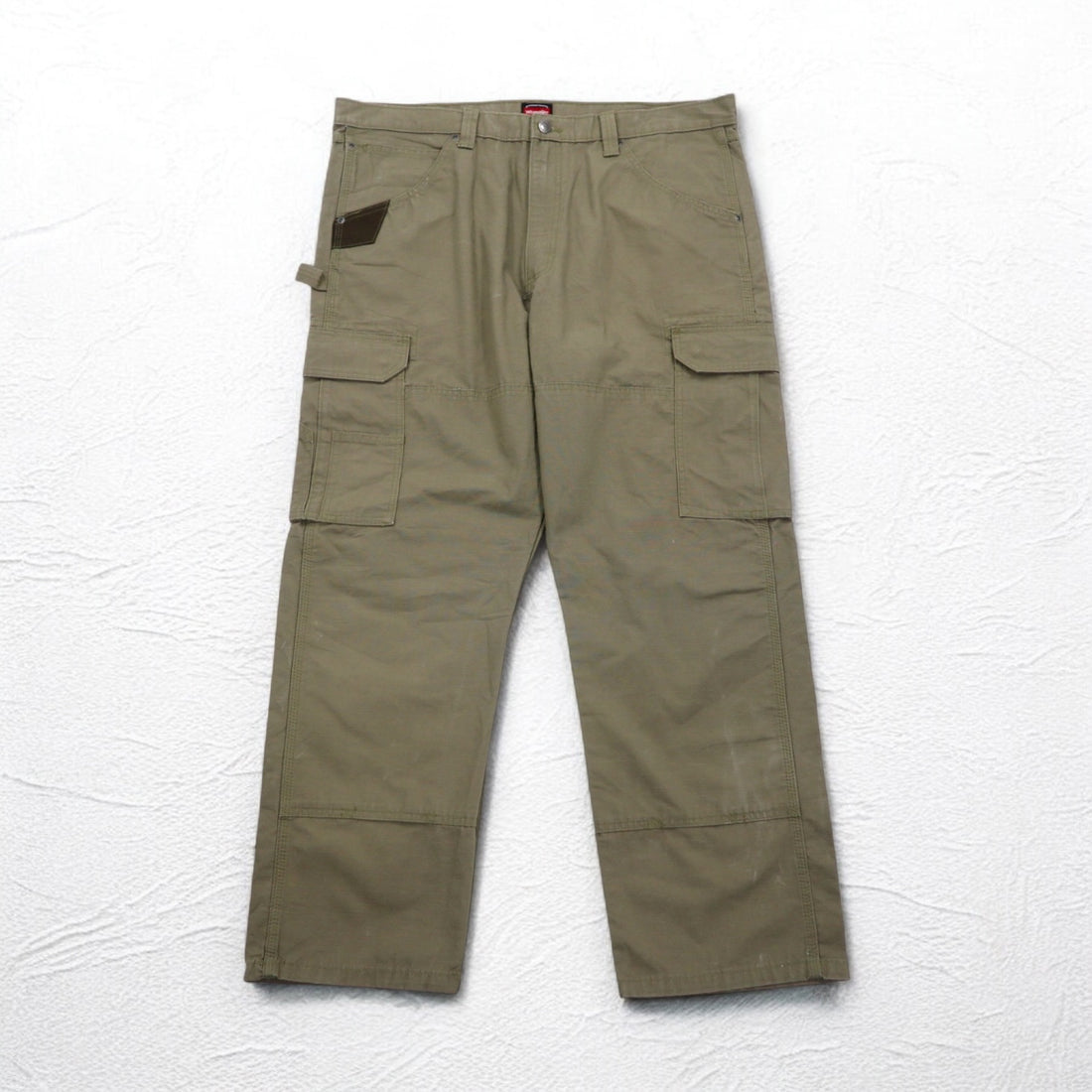 Wrangler WORKWEAR Ripstop Cargo Pants, XL, Khaki, Cotton, 10WMWR1BR