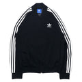 日本然リトテ-古着オンライン-adidas originals ATP型 スーパースター トラックジャケット ジャージ M ブラック ポリエステル 3ストライプス トレフォイルロゴ SST TT BK5921-adidas originals ATP Superstar Track Jacket Jersey M Black Polyester 3 Striped Strefoil Logo SST TT BK5921