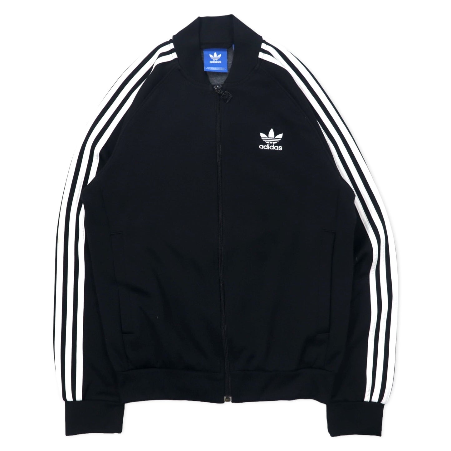 adidas originals ATP型 スーパースター トラックジャケット ジャージ M ブラック ポリエステル 3ストライプス トレフォイルロゴ SST TT BK5921