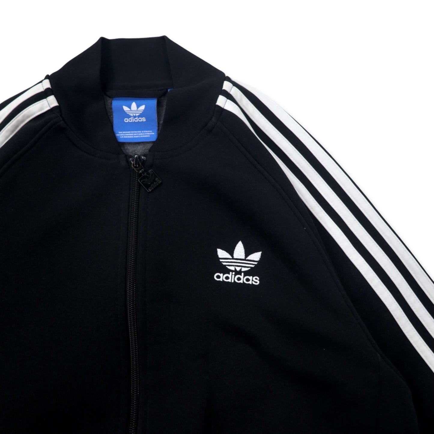 adidas originals ATP型 スーパースター トラックジャケット ジャージ M ブラック ポリエステル 3ストライプス トレフォイルロゴ SST TT BK5921