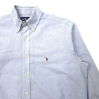 Ralph Lauren Oxford Button Down Shirt 15 1/2-32 Blue Cotton Small Pony Embroidery YARMOUTH
