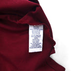 POLO RALPH LAUREN polo shirt, size L, burgundy cotton with small pony embroidery