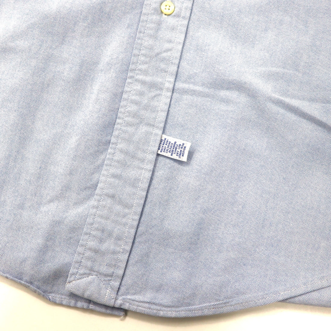 Ralph Lauren Oxford Button Down Shirt 15 1/2-32 Blue Cotton Small Pony Embroidery YARMOUTH