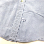 Ralph Lauren Oxford Button Down Shirt 15 1/2-32 Blue Cotton Small Pony Embroidery YARMOUTH