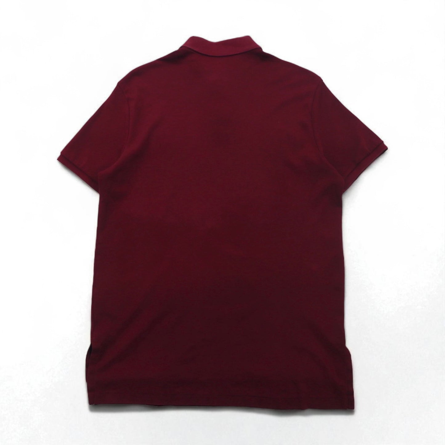 POLO RALPH LAUREN ポロシャツ L ボルドー コットン スモールポニー刺繍