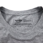 Hard Rock Cafe Record Print T-Shirt, Size L, Gray Cotton, UNITED WE ROCK