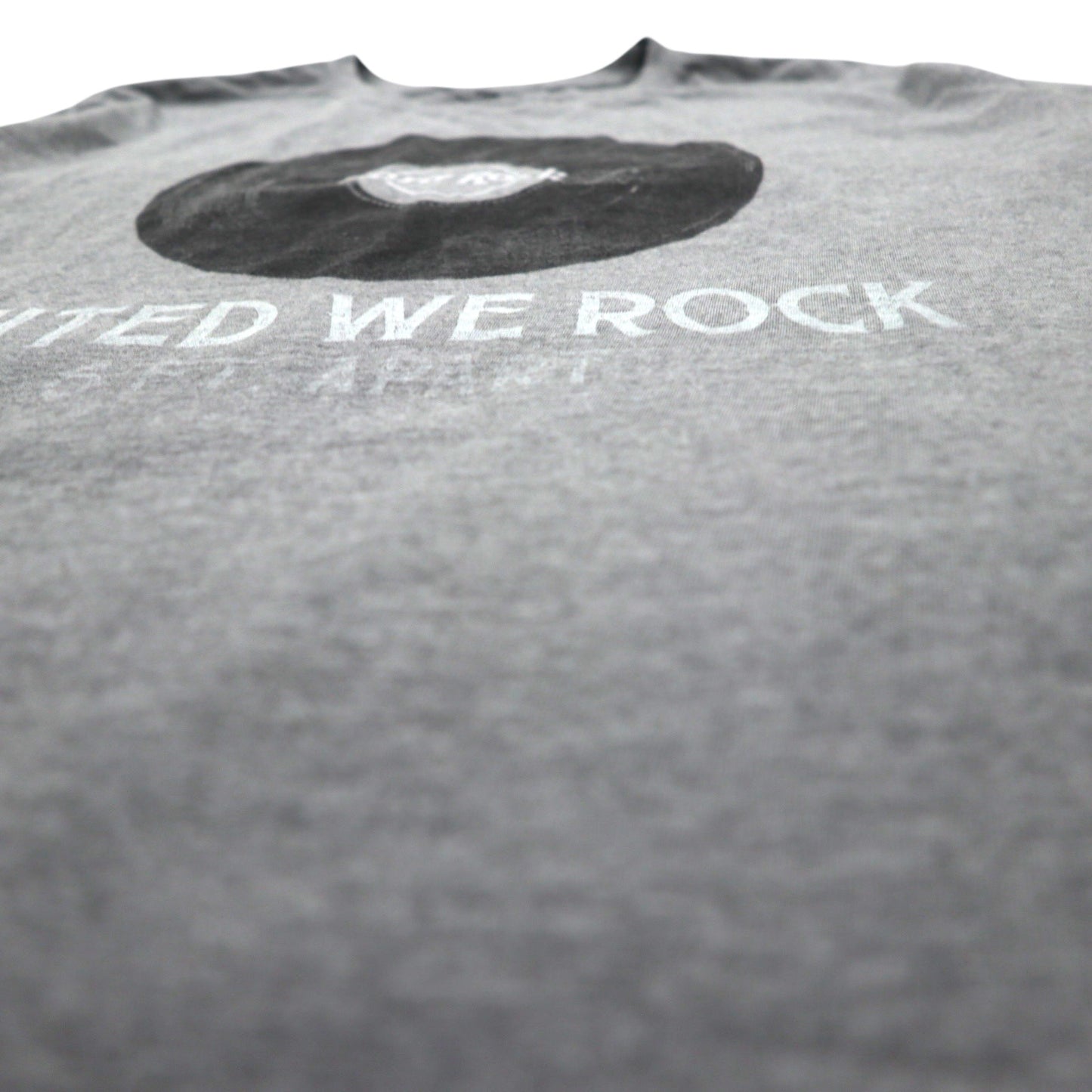 Hard Rock CAFE レコード プリント Tシャツ L グレー コットン UNITED WE ROCK