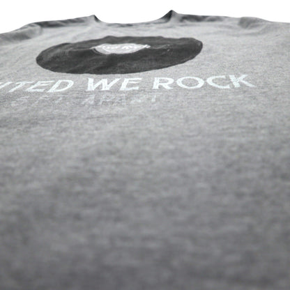 Hard Rock CAFE レコード プリント Tシャツ L グレー コットン UNITED WE ROCK