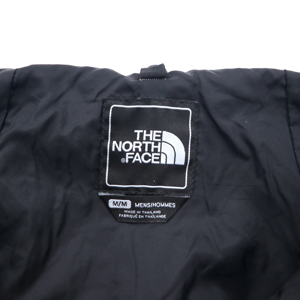 THE NORTH FACE Mountain Parka M Black Nylon HYVENT Water repellent Breathable Zip-in-zip US standard