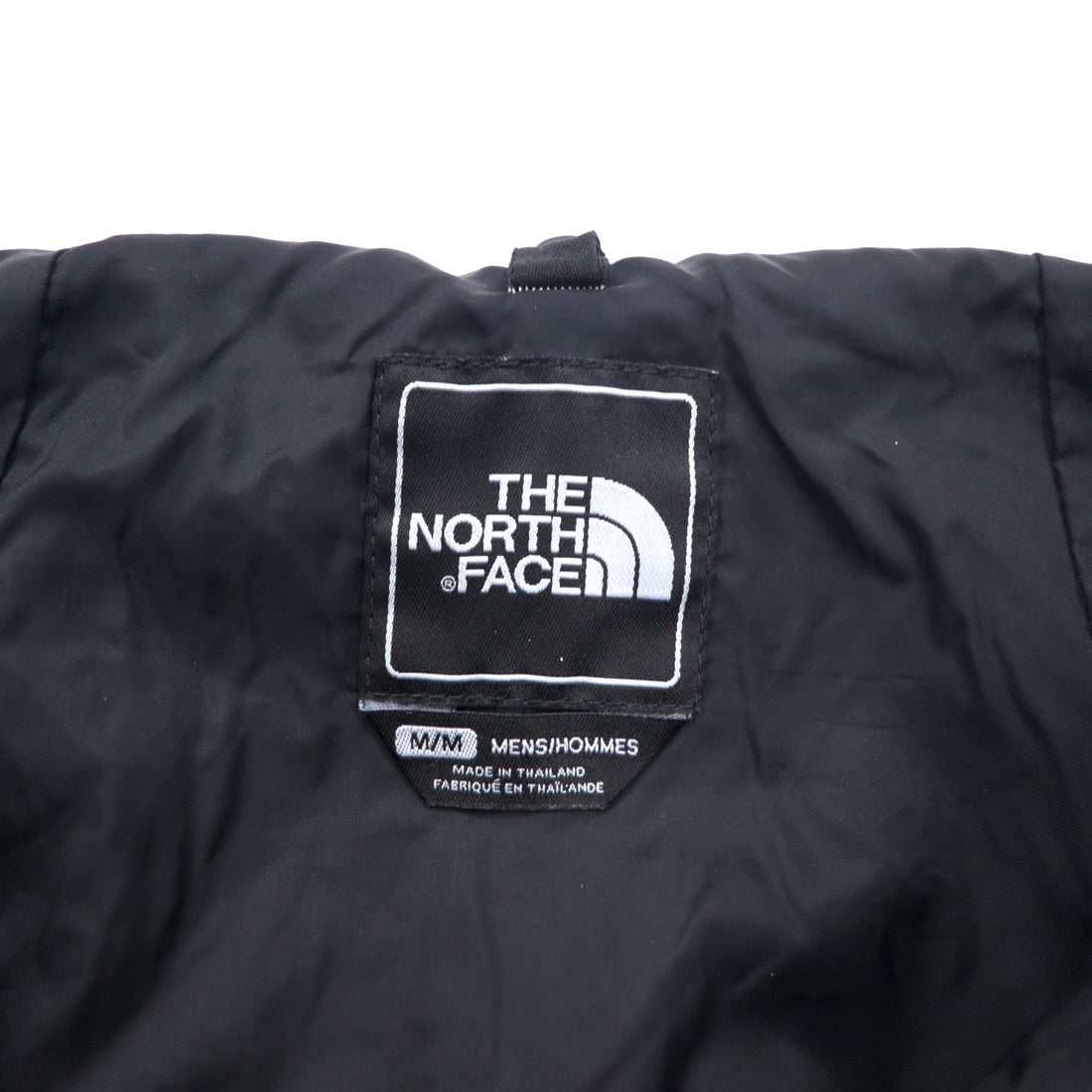 THE NORTH FACE Mountain Parka M Black Nylon HYVENT Water repellent Breathable Zip-in-zip US standard