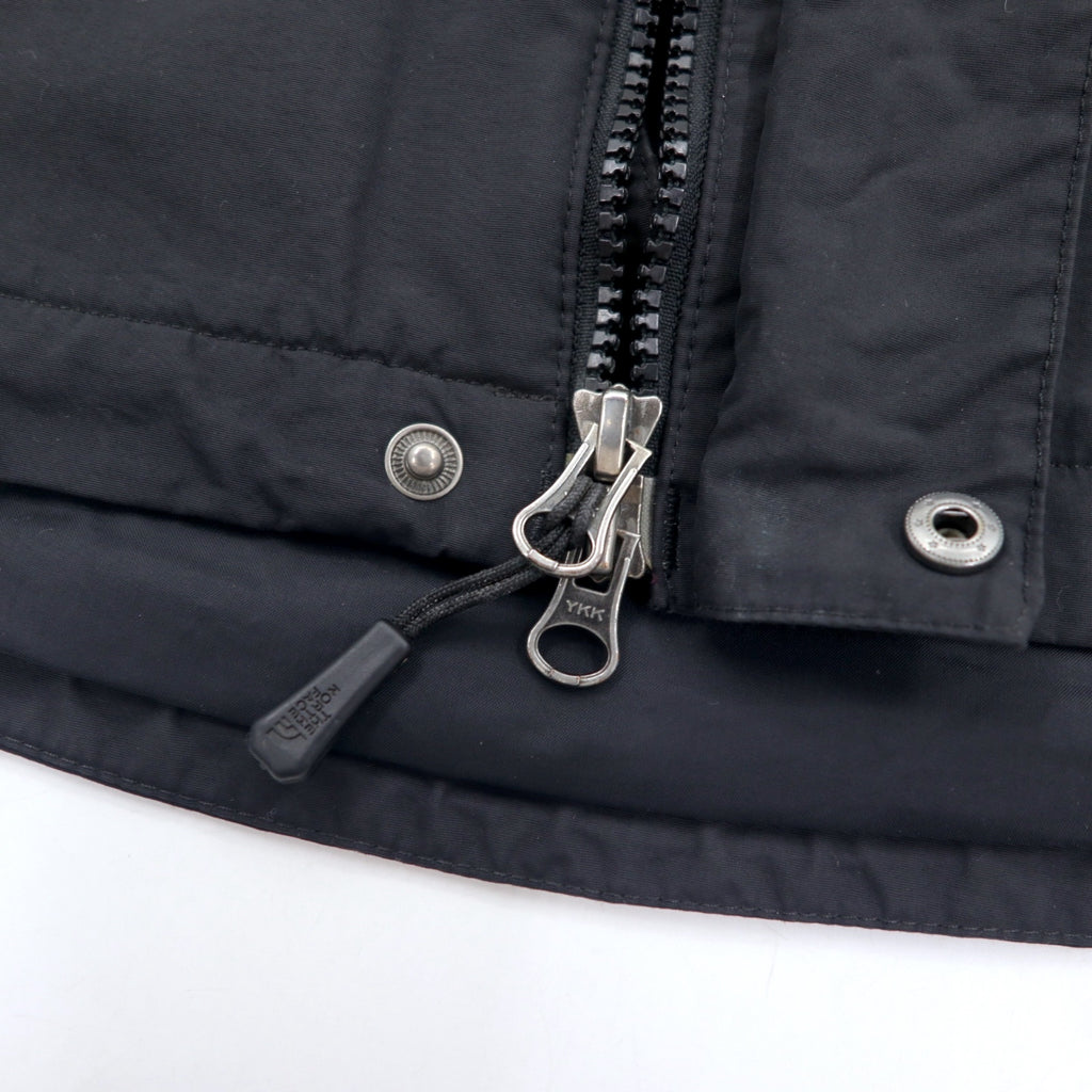 THE NORTH FACE Mountain Parka M Black Nylon HYVENT Water repellent Breathable Zip-in-zip US standard