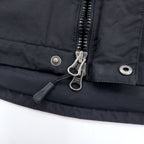THE NORTH FACE Mountain Parka M Black Nylon HYVENT Water repellent Breathable Zip-in-zip US standard
