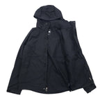 THE NORTH FACE Mountain Parka M Black Nylon HYVENT Water repellent Breathable Zip-in-zip US standard