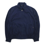 BARACUTA G9 Harrington Jacket, Detachable Hood, Swing Top, Medium, Navy
