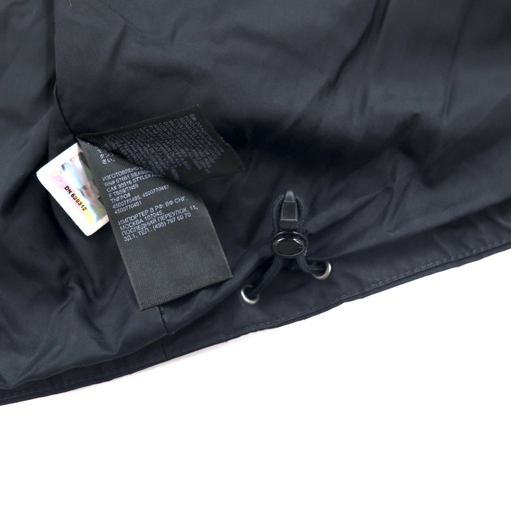 THE NORTH FACE Mountain Parka M Black Nylon HYVENT Water repellent Breathable Zip-in-zip US standard