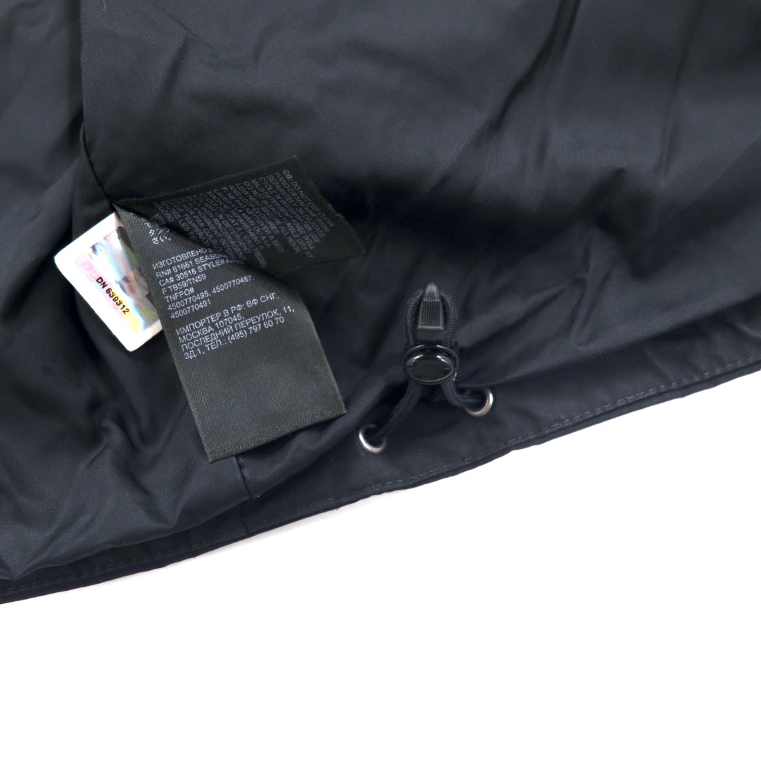 THE NORTH FACE Mountain Parka M Black Nylon HYVENT Water repellent Breathable Zip-in-zip US standard