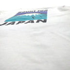 Vintage リメイク Tシャツ RETURN TO SENDER 両面プリント L ホワイト MOUNT FUJI JAPAN 富士山