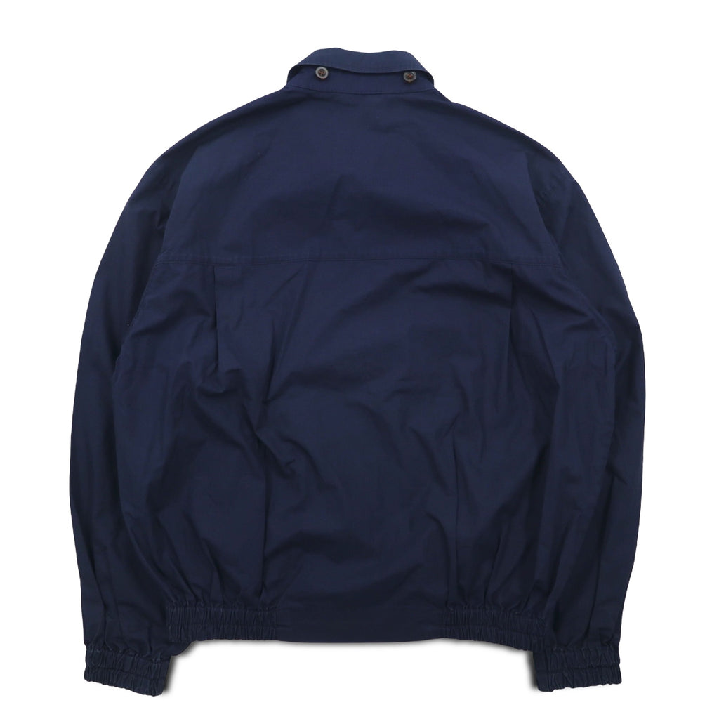 BARACUTA G9 Harrington Jacket, Detachable Hood, Swing Top, Medium, Navy