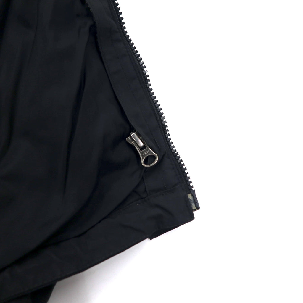 THE NORTH FACE Mountain Parka M Black Nylon HYVENT Water repellent Breathable Zip-in-zip US standard