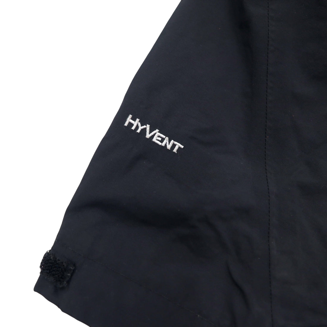 THE NORTH FACE Mountain Parka M Black Nylon HYVENT Water repellent Breathable Zip-in-zip US standard