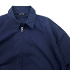 BARACUTA G9 Harrington Jacket, Detachable Hood, Swing Top, Medium, Navy
